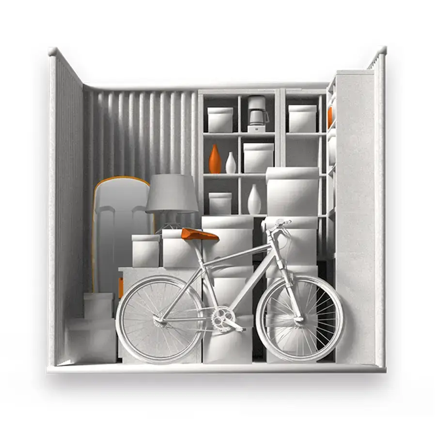 Trastero tamaño M para bicicletas, cajas y objetos de una habitación