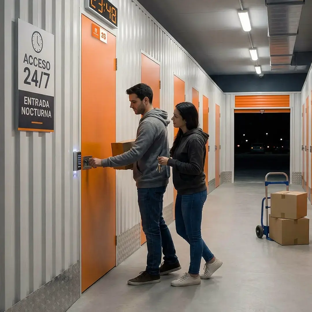 Acceso amplio a trasteros en Ávila de lunes a domingo, de 7:00 a 22:00
